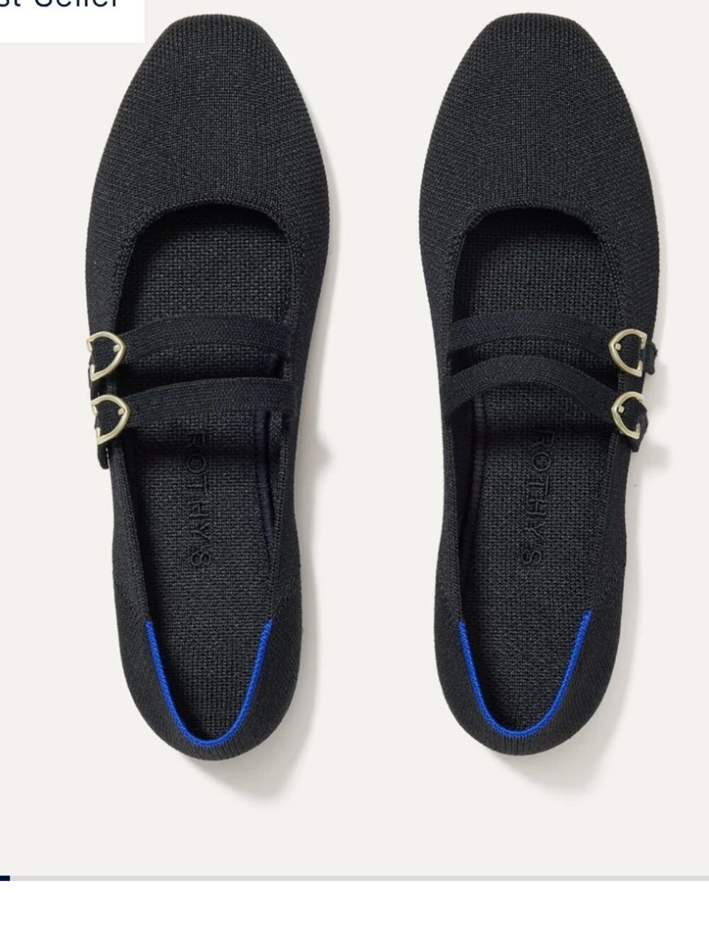 Rothy's Double Buckle Mary Jane - Black